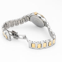 roamer allegra ladies two tone mop dial bracelet watch