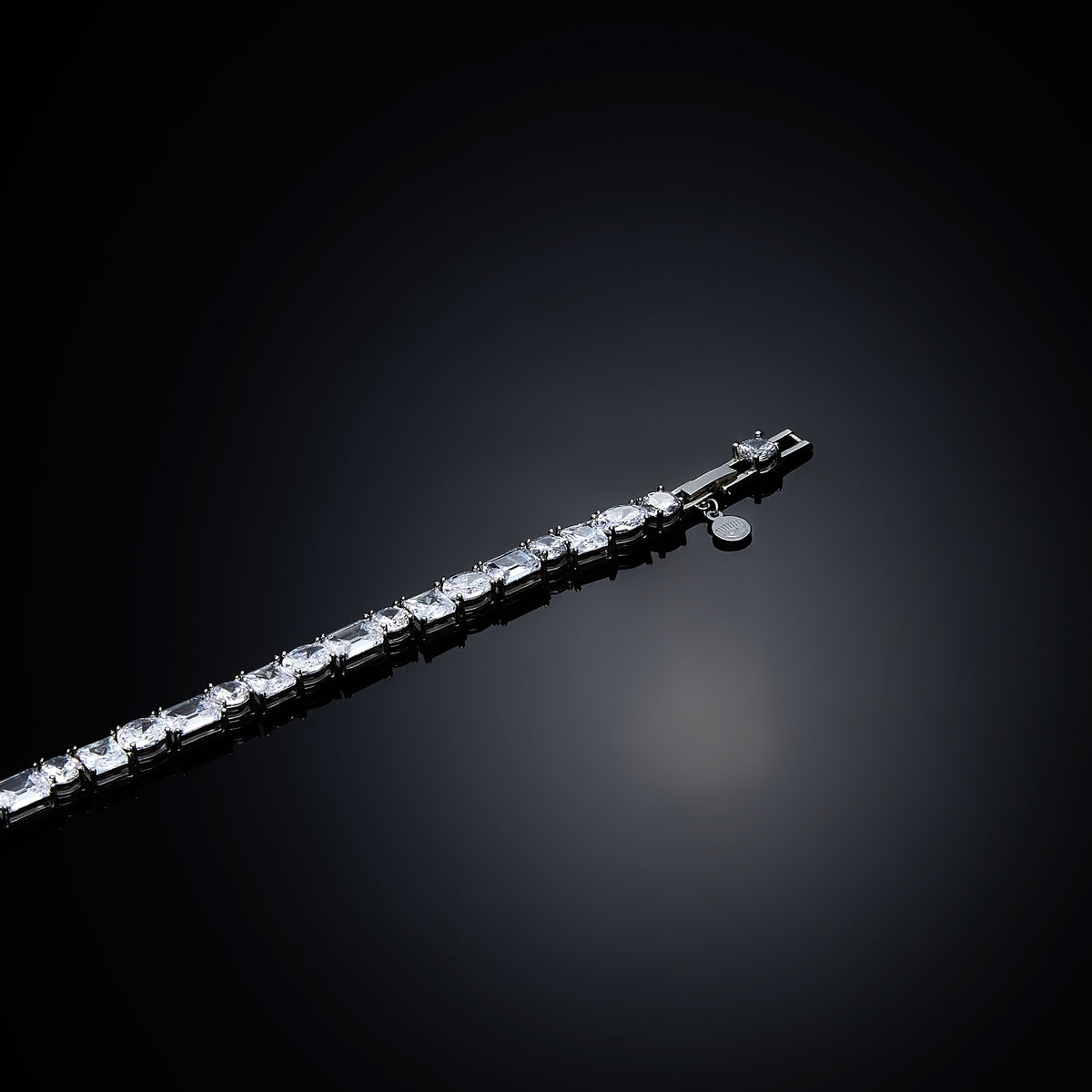 chiara ferragni crystal princess multi shape necklace 402mm