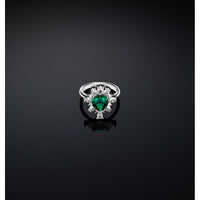 chiara ferragni ring silver plated with white cz+gn nano m14