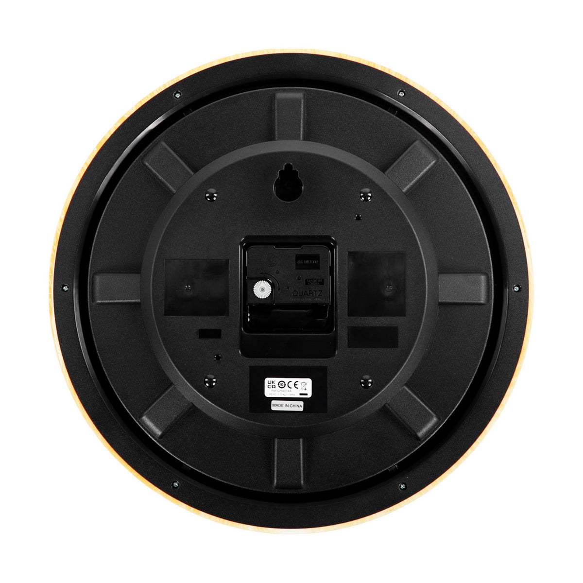 seiko quartz white dial wall clock