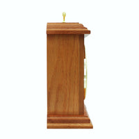 seiko quartz wooden mantel clock