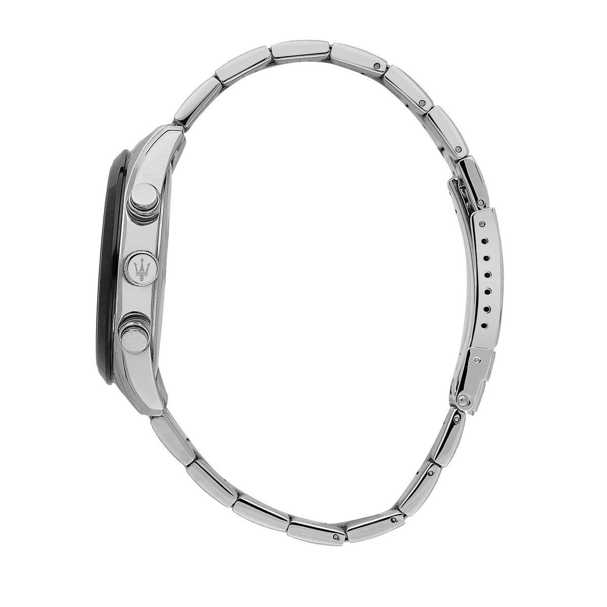 maserati attrazione 43 multi. white dial br ss