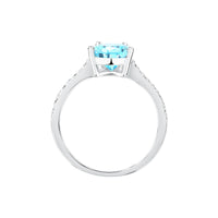 morellato silver tesori recycled 925 silver aqua drop cz ring 014