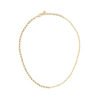 morellato 18k gold plated intrecci necklace stainless steel yg 40+5cm