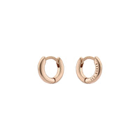 ted baker crisete: logo hoop 10mm earrings rose gold tone