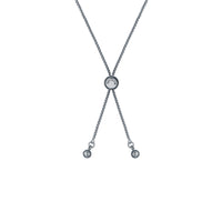 ted baker cherisa: crystal cluster heart adjustable bracelet silver tone