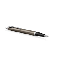 parker im ballpoint dark espresso chrome trim medium point blue pen