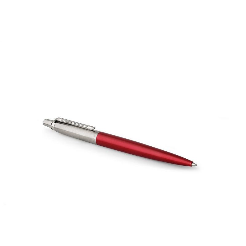 parker jotter red ballpoint blue classic signal red  chrome