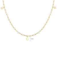 necklace planets & stars chained universe