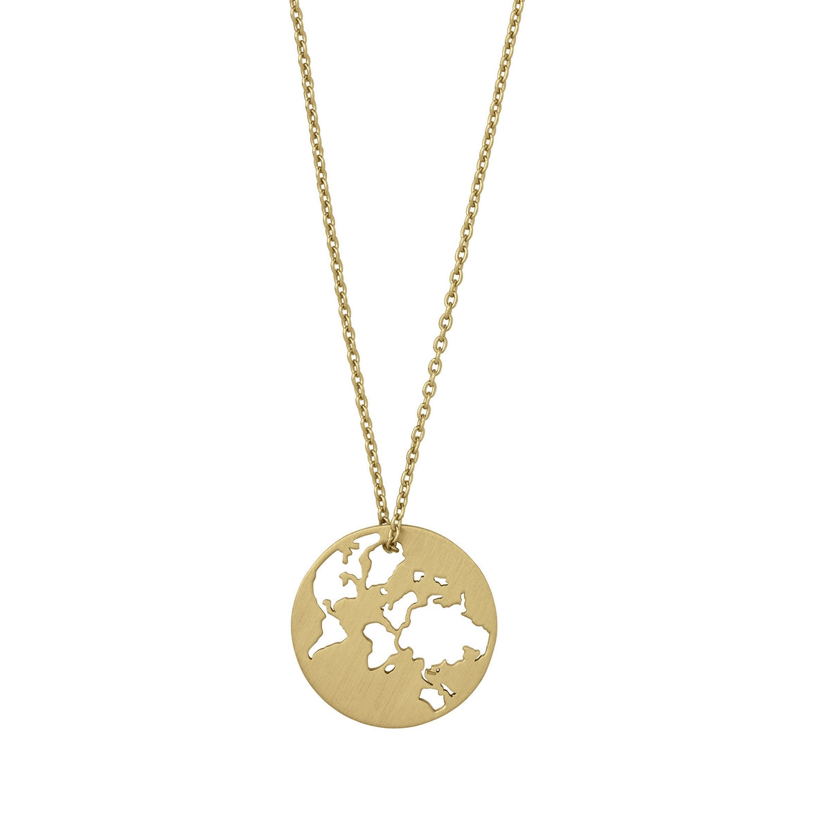 beautiful world necklace 45 cm gold
