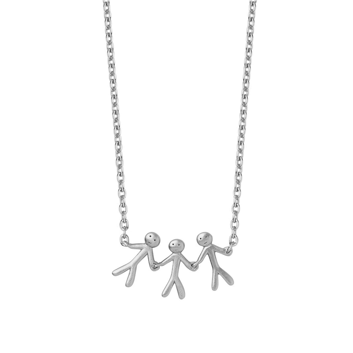 together - family necklace (3) - silver