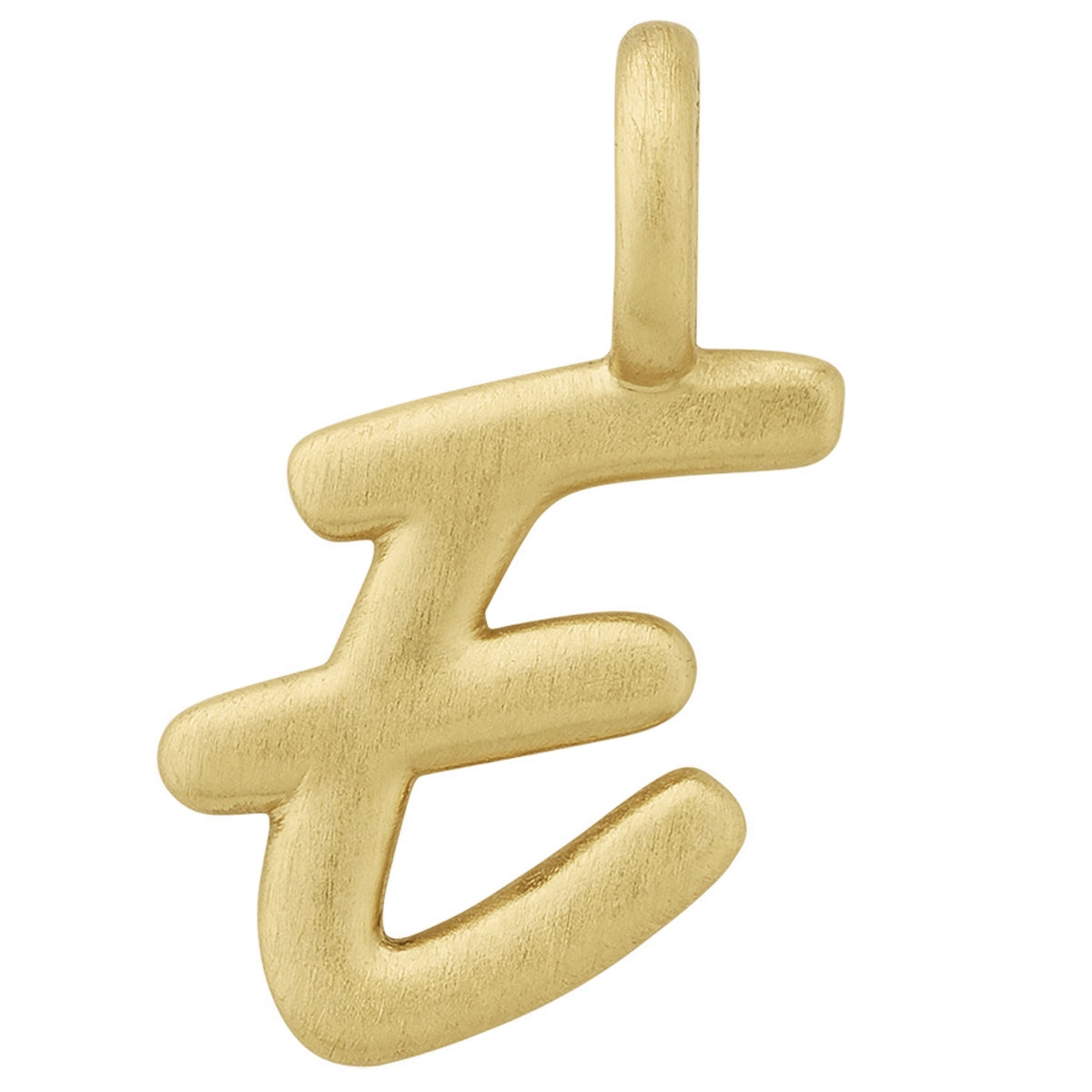 love letters: pendant gold - e