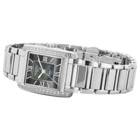 roamer diana 22mm stainless steel black dial ladies watch