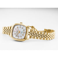roamer stella 32 mm gold plated quartz watch