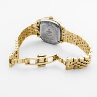 roamer stella 32 mm gold plated quartz watch
