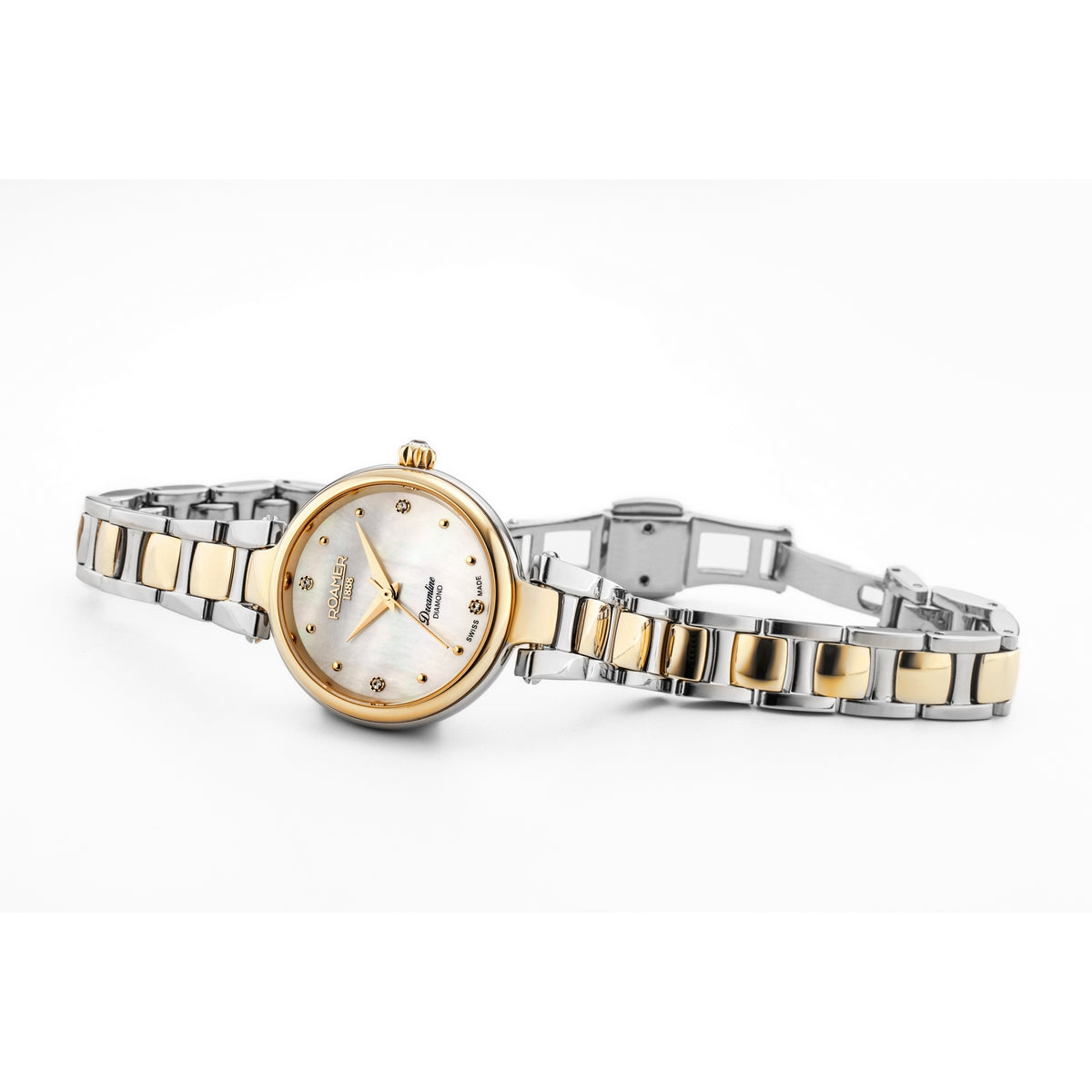 roamer dreamline diamond 28 mm quartz watch