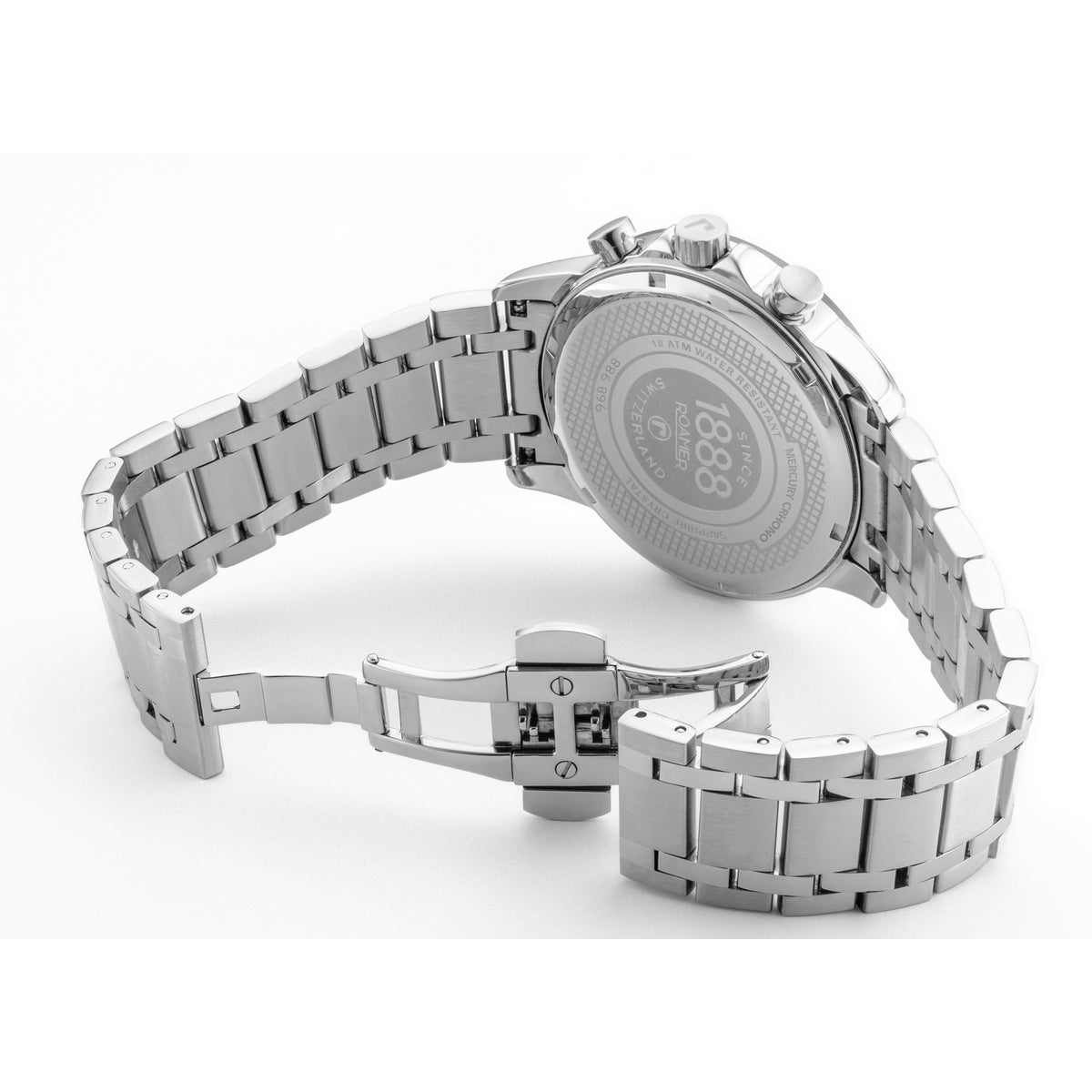 roamer mercury chrono 43 mm quartz watch