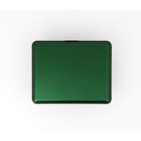 ogon big stockholm green aluminium wallet  bank note size