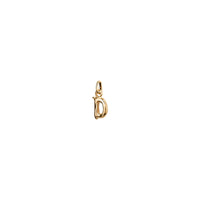 uno de 50 hang me letter d 1.5mm gold plated metal alloy charm