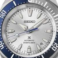 seiko 145th anniversary prospex diver's watch "samurai" mechanical limited edition in silvertone