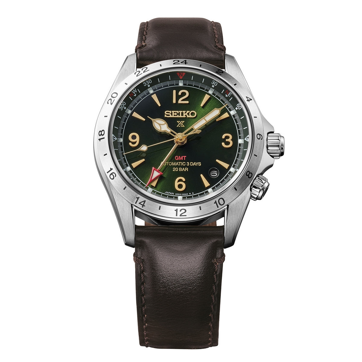 seiko prospex alpinist mechanical gmt in green