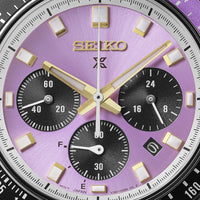 seiko 145th anniversary speedtimer solar chronograph limited edition in edo purple