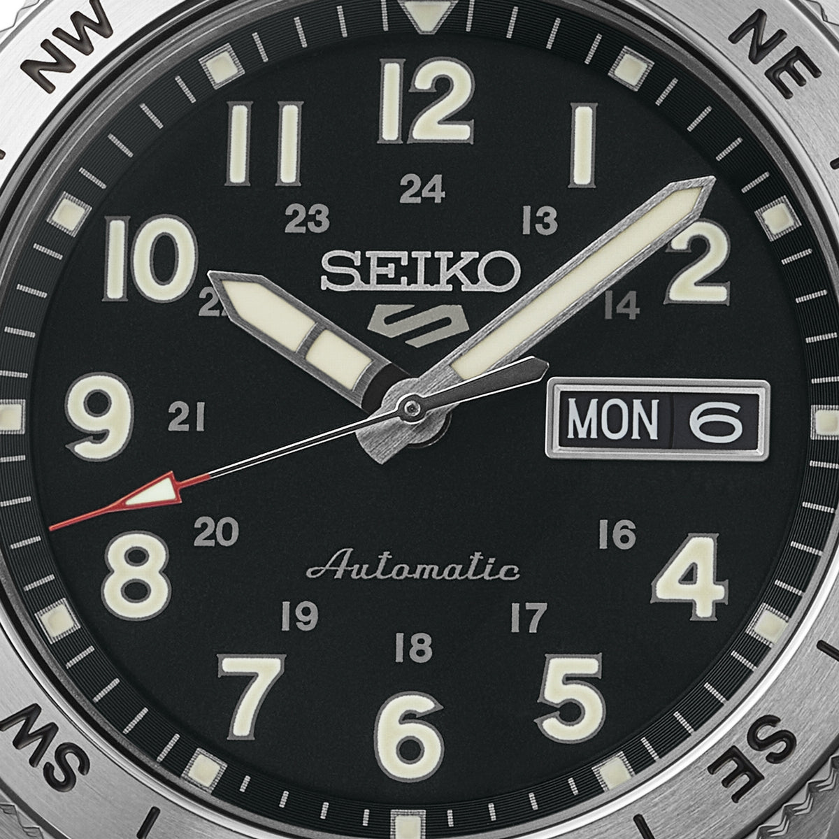 seiko 5 sports field in camo black