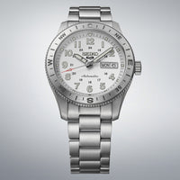 seiko 5 sports field in white ensign