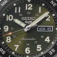 seiko 5 sports field in fatigue green