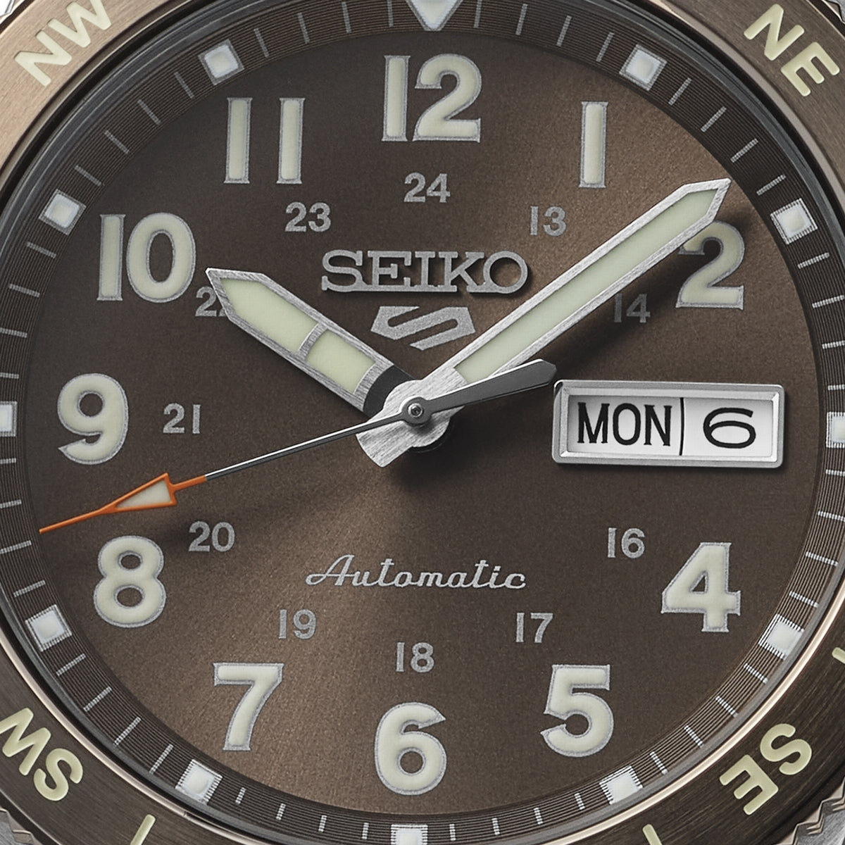 seiko 5 sports field in coyote brown