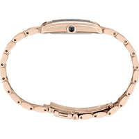seiko ladies tank rose gold plate