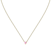 chiara ferragni diamond heart yg pendant 38cm + 4cm fairy tale heart stone