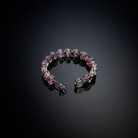 chiara ferragni pink infinity love diamond rose heart stones hoop earring