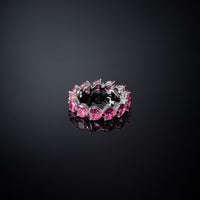 chiara ferragni infinity love pink ring size n