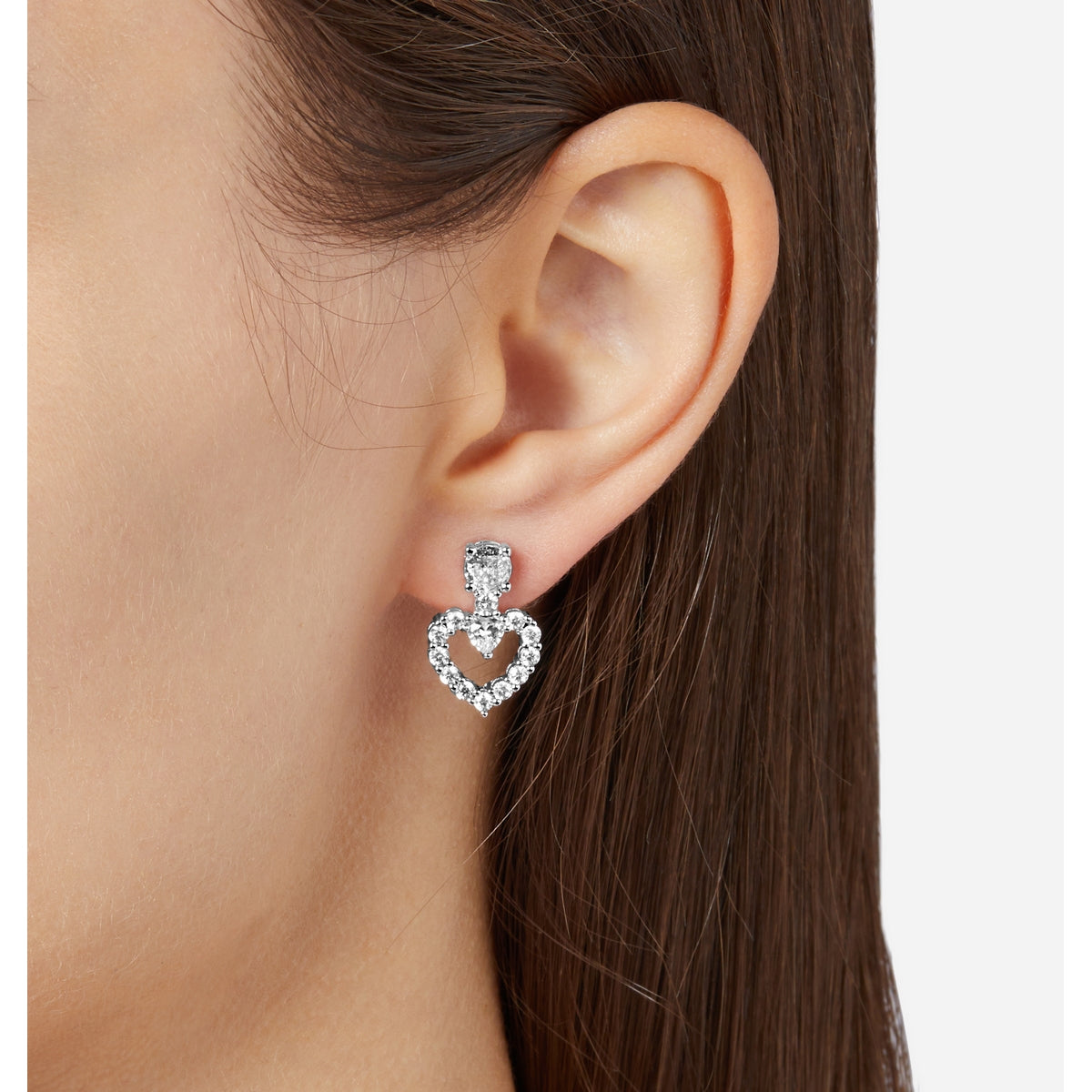 chiara ferragni crystal infinity love heart earrings