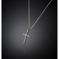 chiara ferragni croci pendant wh cz vross +rh plated 42+8cm