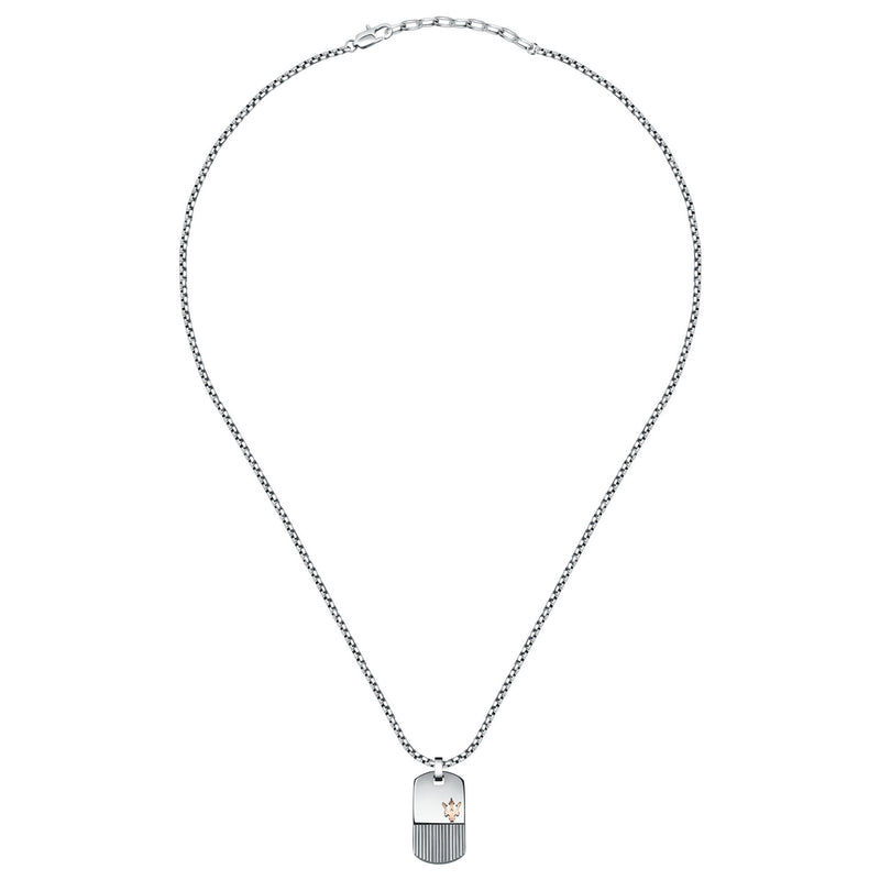 maserati jewels silver,rose gold necklace 600mm lobster buckle