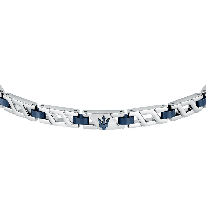 maserati jewels iconic bracelet with ip blue 18.5+3cm