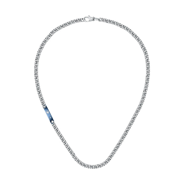 maserati jewels silver necklace 500mm lobster buckle