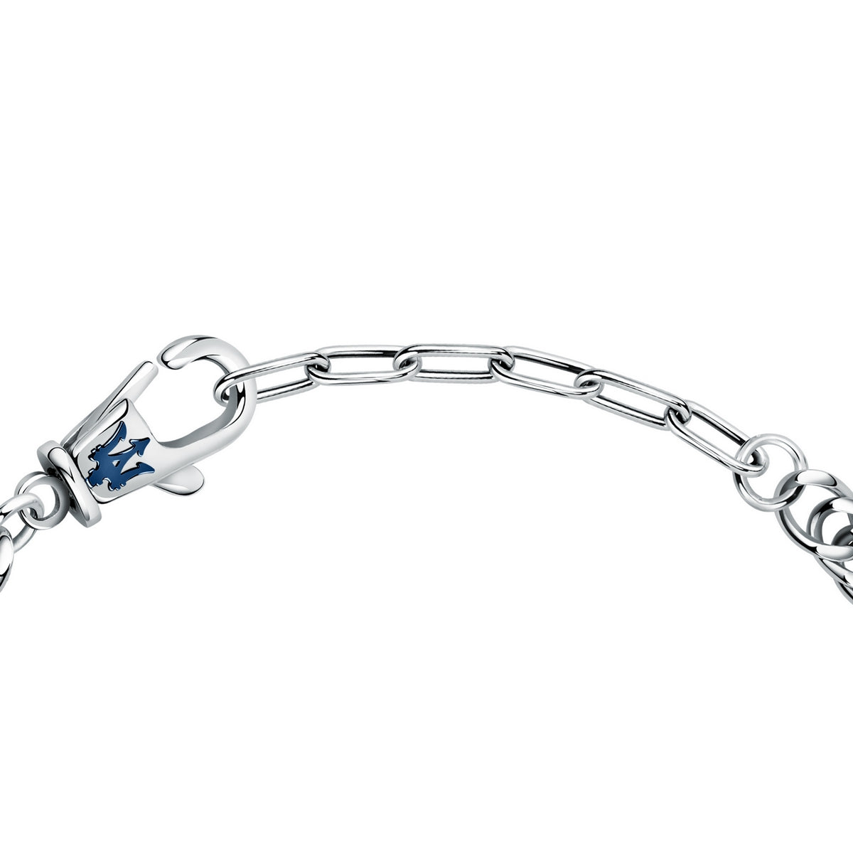 maserati jewels silver bracelet 22cm lobster buckle