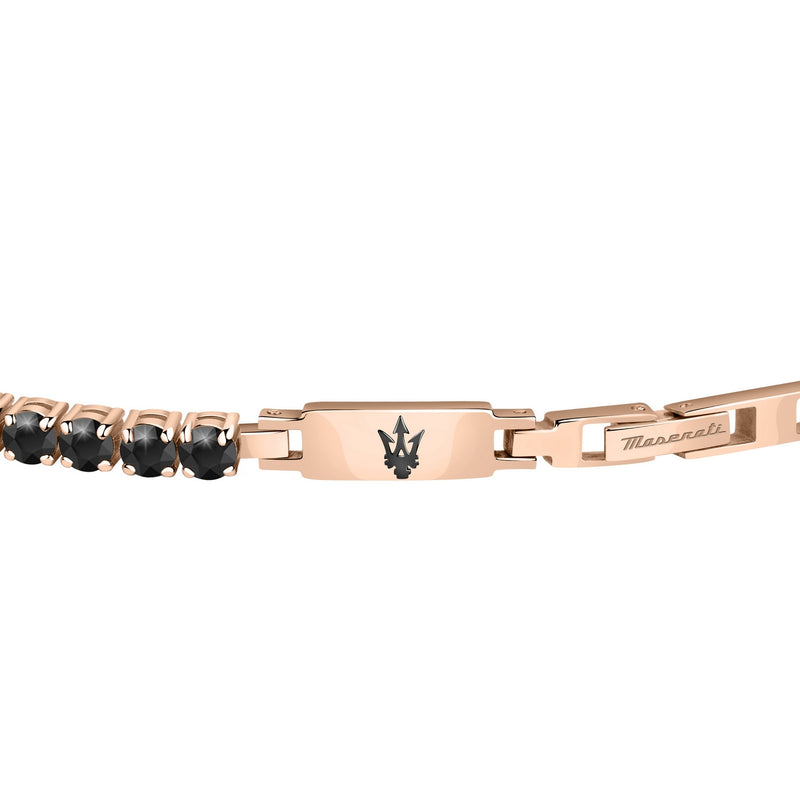 maserati jewels black, rose gold bracelet 22cm jewellery buckle