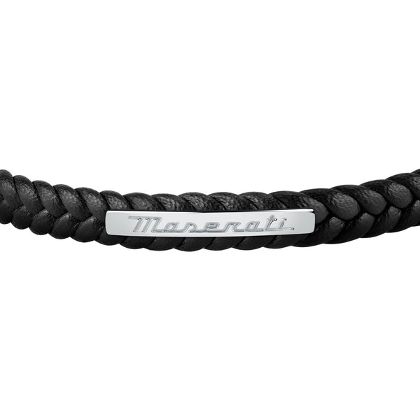 maserati jewels black bracelet 225mm jewellery buckle
