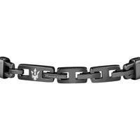 maserati jewels black bracelet 225mm jewellery buckle