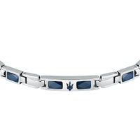 maserati jewels ceramic bracelet blu. ceramic+ip blu. 18.5+3cm