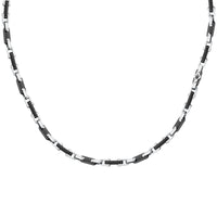 maserati jewels ceramic necklace stainless steel black 50+5cm