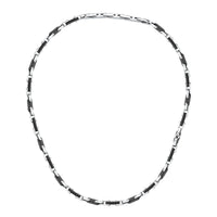 maserati jewels ceramic necklace stainless steel black 50+5cm