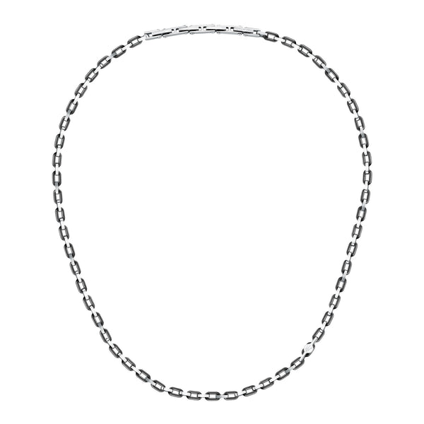 maserati jewels ceramic necklace stainless steel ceramic black 51+4.5cm