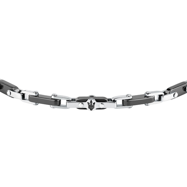 maserati jewels ceramic stainless steel bracelet black 19.5+3.5cm