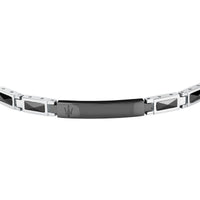 maserati jewels ceramic stainless steel bracelet black 18+3.5cm