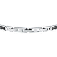 maserati jewels ceramic stainless steel bracelet black 18+3.5cm
